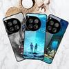 OnePlus 12 Case Tempered Glass Customized Colorful Golden Fruit Design