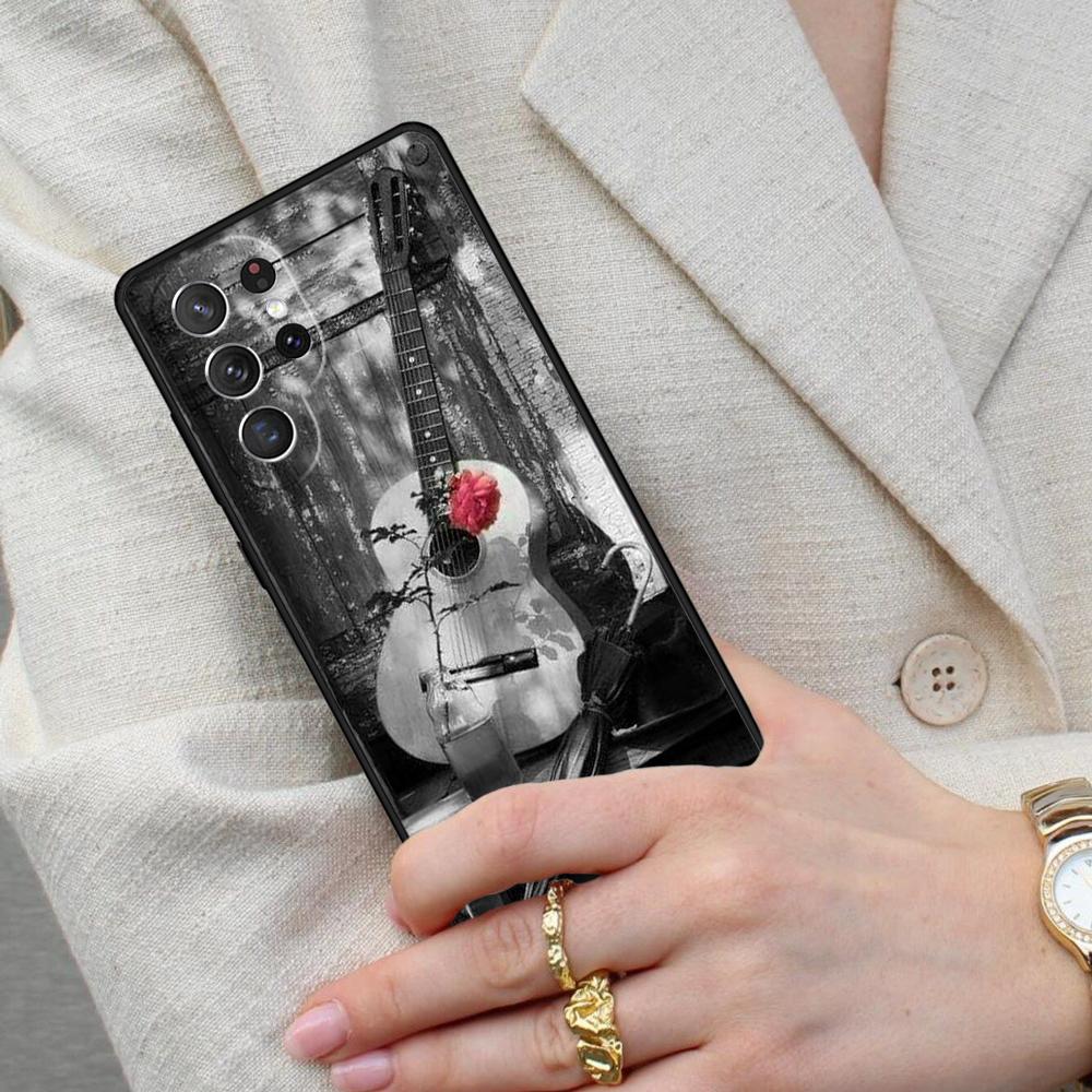 Musical Cello Violin Cell Phone Case for Samsung Galaxy S26 Ultra S25 S24 S23 S22 S21 S20 Note10 Cover
