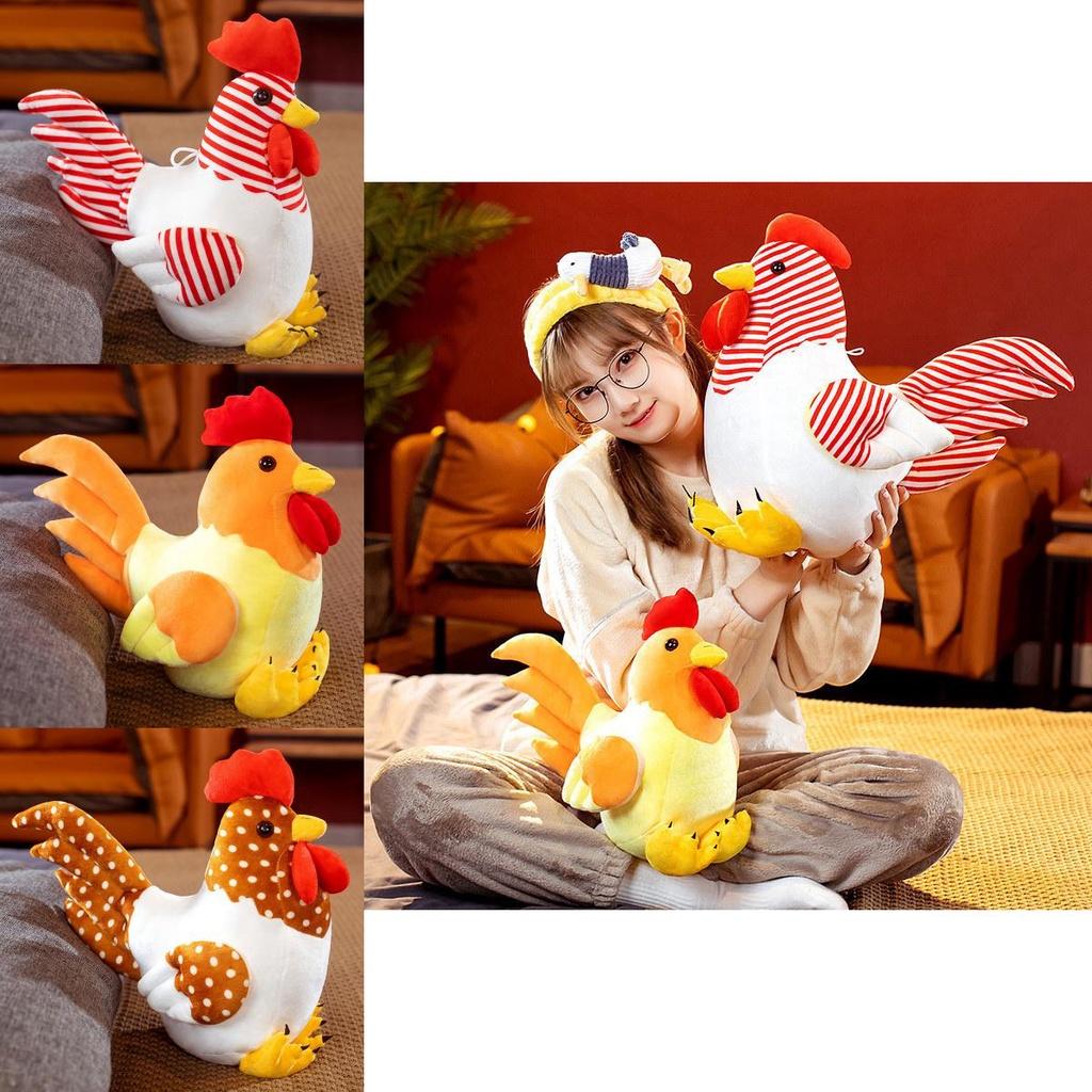 צעצוע תרנגול קטיפה לאוהבי חיות