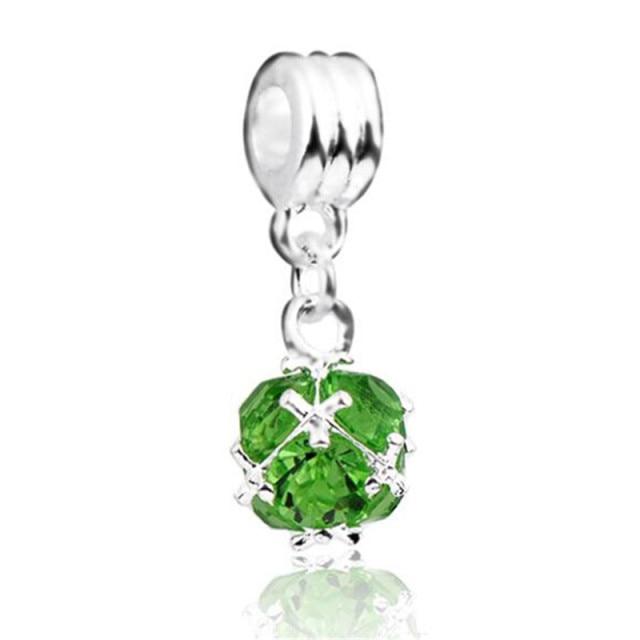 Crystal Simulate Pearl Heart Flower Beads For Women Bracelets And Bracelets DIY Jewelry