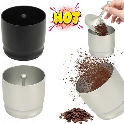 Espresso Dozaj Hunisi Kahve Öğütücü Aksesuarı Kahve Tamper Toz Toplayıcı Öğütücü Çekirdek Kabı Bardak 58mm Portafilter'a Uygun
