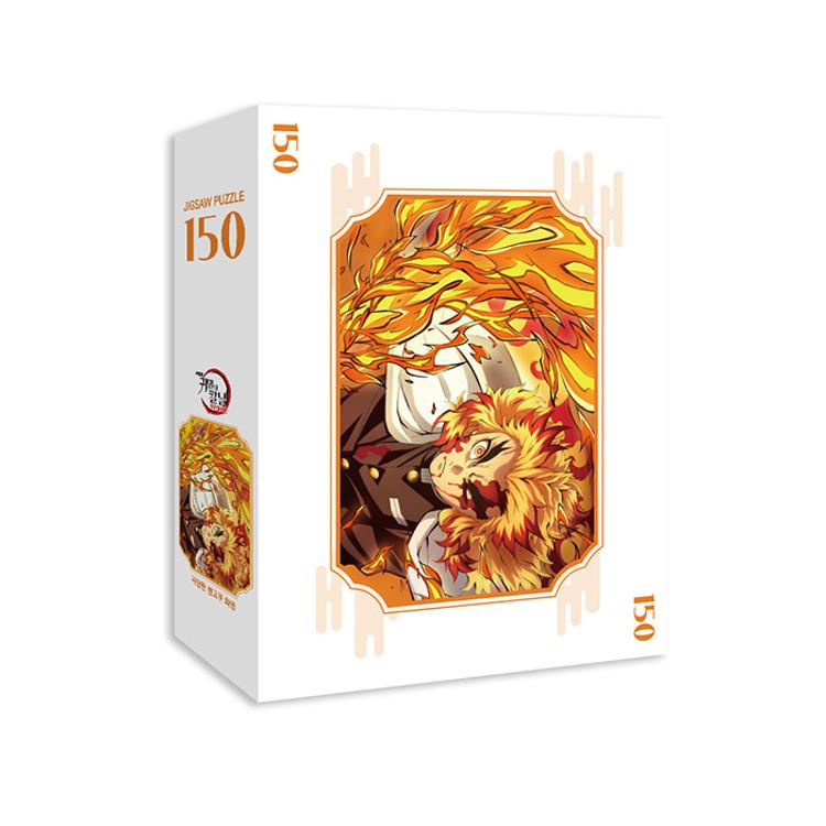 Puzzle de 150 de piese - Demon Slayer Blade Rengoku Flame, popular puzzle coreean