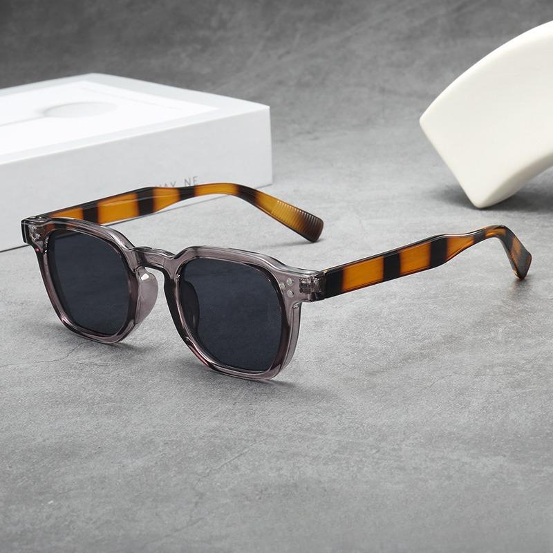 Retro Oval Frame High-end Women's Sunglasses with Sun Protection and UV Protection for Men's Sunglasses