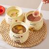 ZISIZ Ceramic Stew Pot with Lid