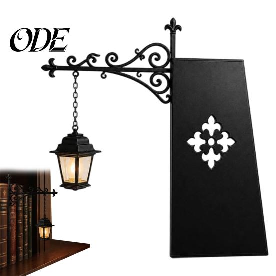 Závěsné noční světlo, Vintage lucerna do knihovny, Kouzelná lampa do čtecího koutku, Dekorativní teplé ambientní osvětlení polic a stolů, Očarující