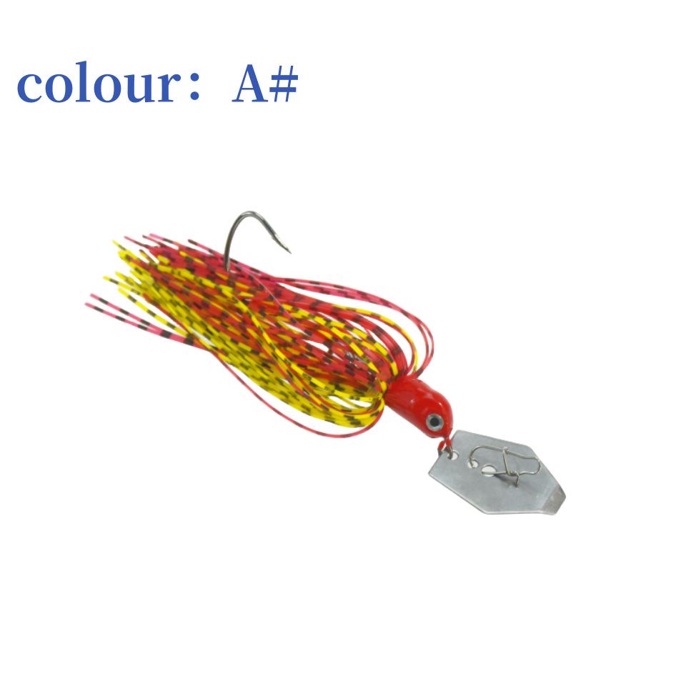 Anti-Snag Composite Spinnerbait with Whiskers, 10g/14g Water Deflector Lure