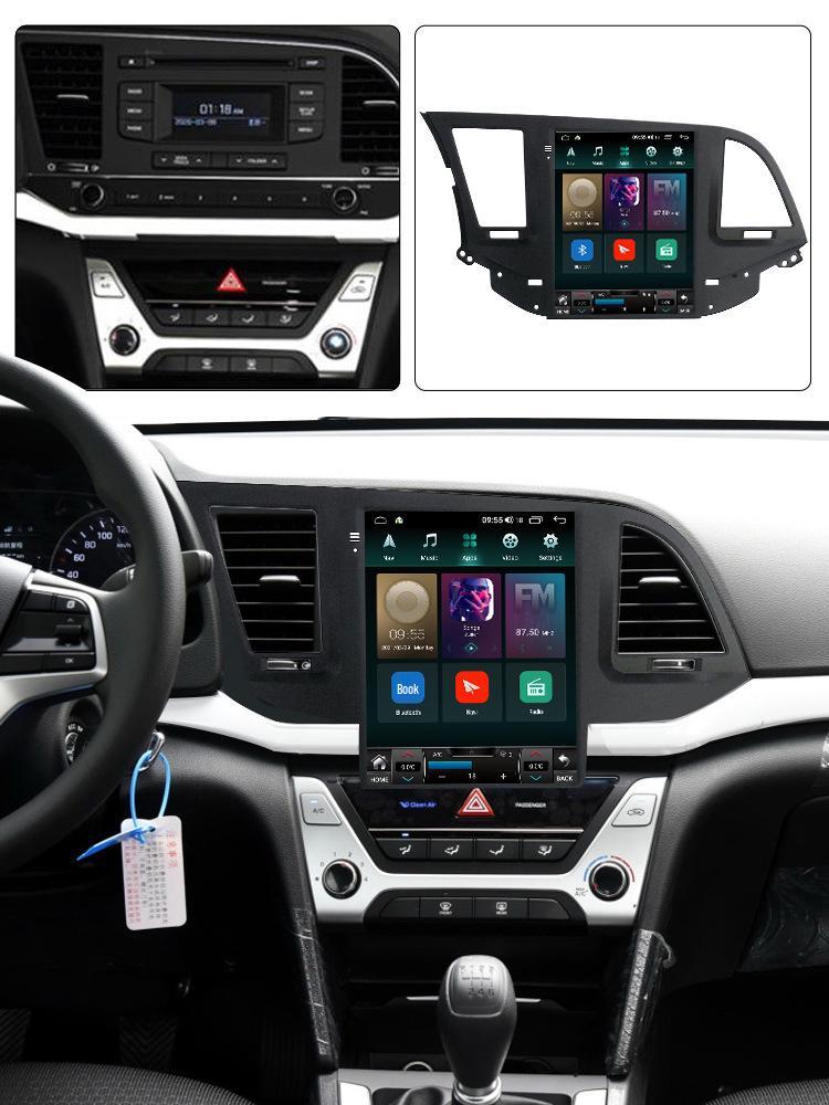 Hyundai Elantra 2015-2019 Vertical Screen Android Navigation System with Reversing Camera.