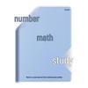Full Color Adhesive Notebook Cover with Pockets for English & Chemistry Subjects