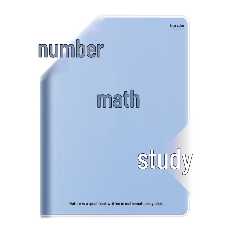 Full Color Adhesive Notebook Cover with Pockets for English & Chemistry Subjects
