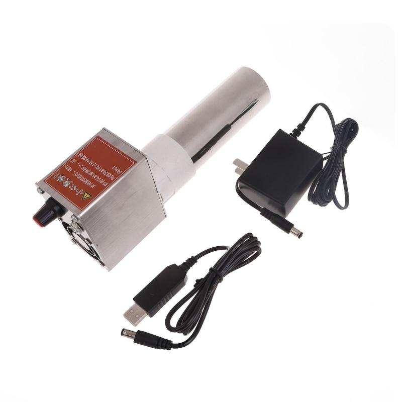 USB Powered BBQ Blower Charcoal Fan Electric Blower Starter for Charcoal Picnic Camping 12V Adapter Cable Included
