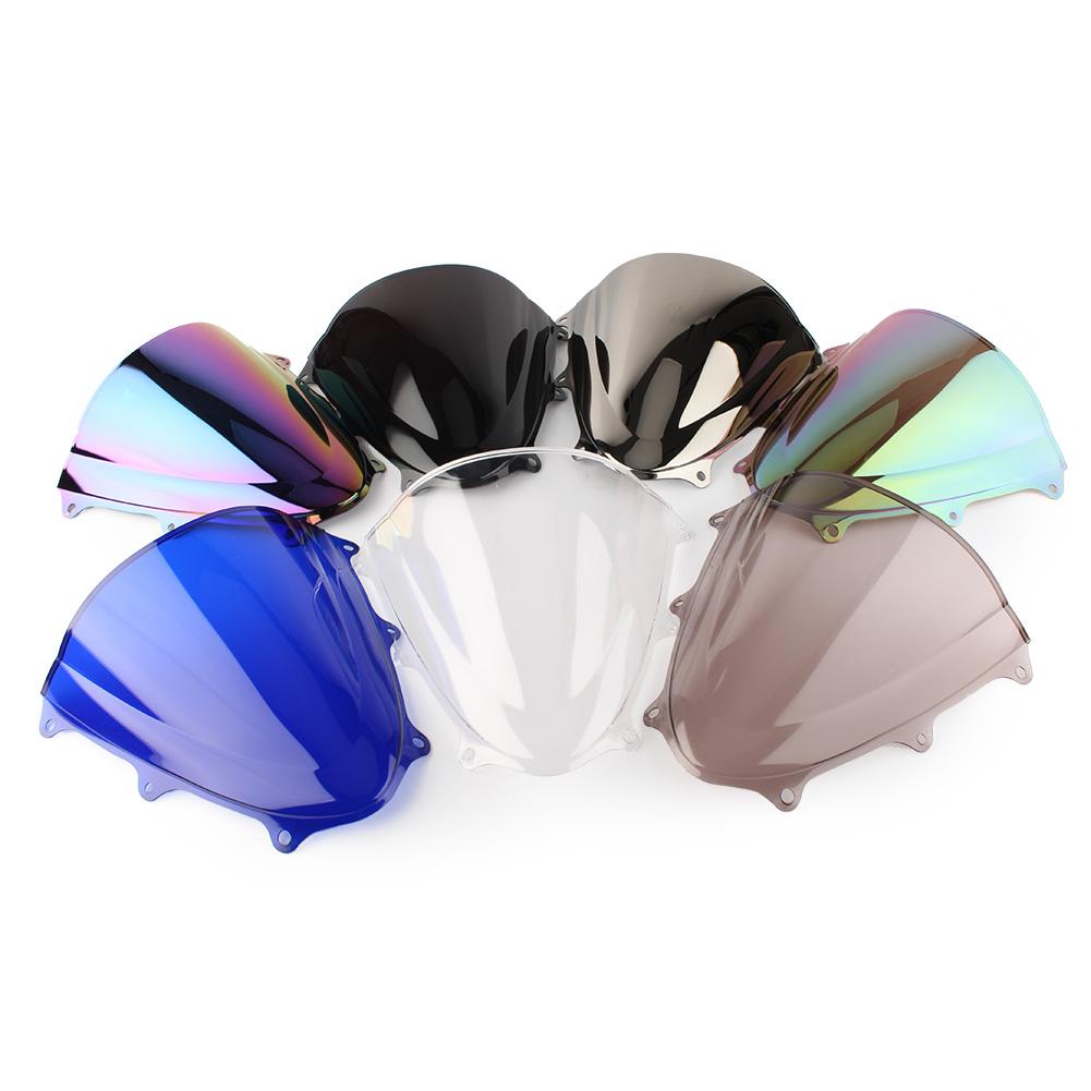 Windshield Double Bubble  Windscreen Fit For Suzuki GSXR 600 750 2011 2012 2013 2014 2015 2016 2017 2018 2019 2020 2021 2022 ABS