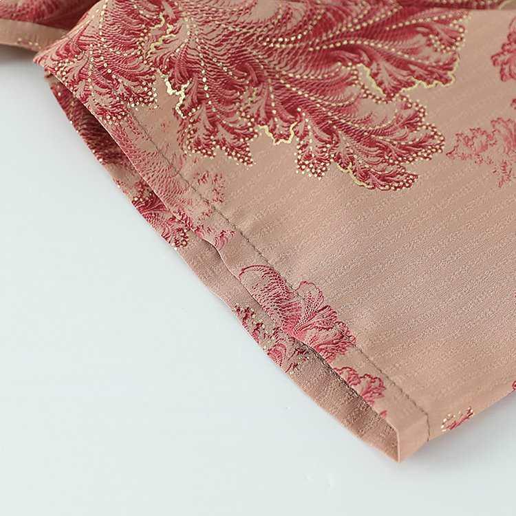 Elderly Women's Chinese Style Short Sleeve Shirt & Pants Set