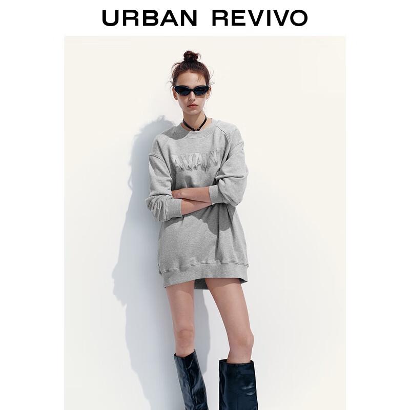 

UR Fall 2025 Letter Print Cotton Mini Dress