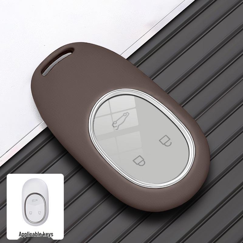 Silicone Car Key Case ES9 - Special Key Shell with Buckle and Accessories