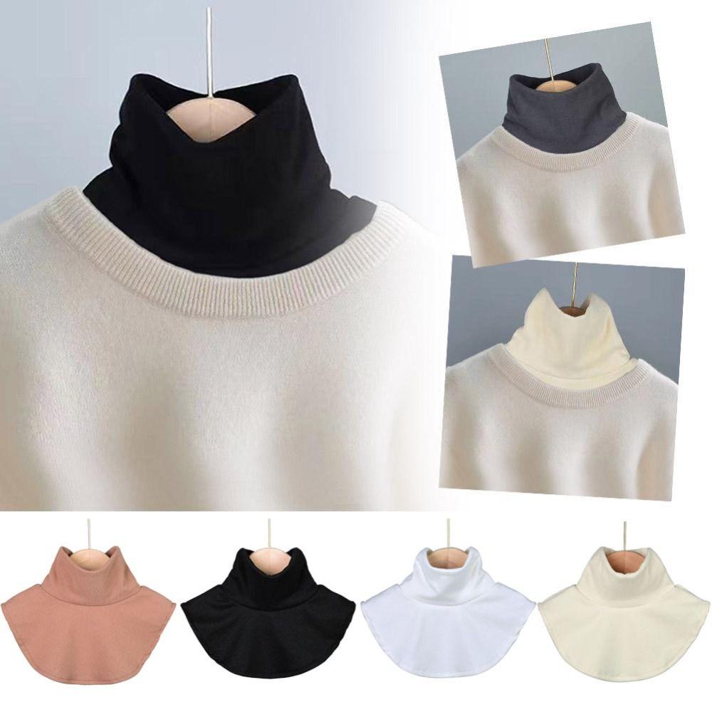 Detachable DIY Shirts Collar Patch Bottom Decoration Collar High Inner Collar  Spring Autumn Winter