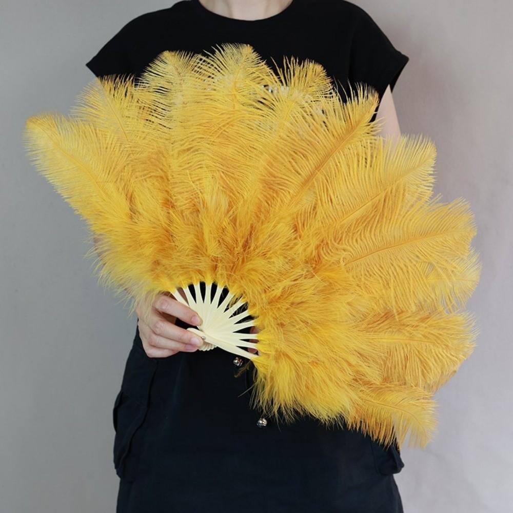 30*52cm 35*60cm Ruční péřový vějíř Velký červený pštrosí Výkonnostní peří Vějíř Řemesla