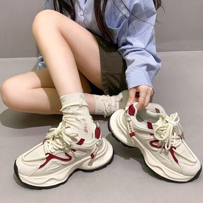 Сітчасті ретро кросівки на товстій підошві, нековзкі, універсальні, жіночі, нові літні моделі 2025, відкривають стопу, популярні тато-кросівки