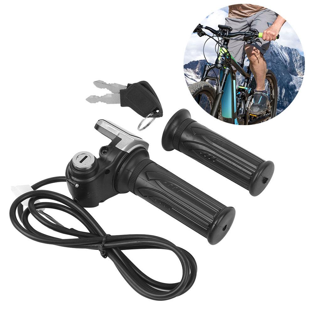 Multifunction Throttle Grip 36V Electric Quantity Battery Indicator Electric Door Lock