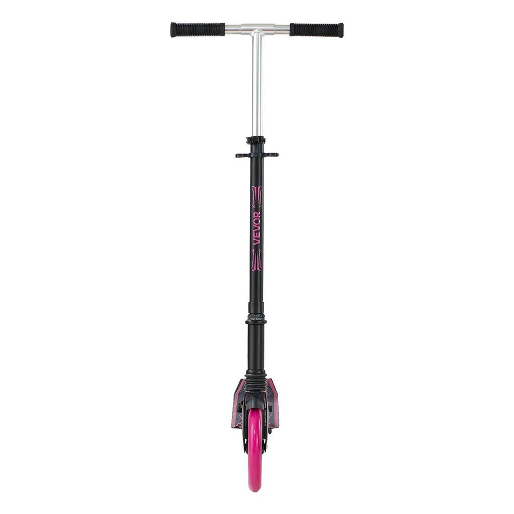 Kick Scooter for Kids Ages 8+, Teens & Adults, 2-Wheel Toddler Scooter with Adjustable Height Handlebar, Wide Anti-Slip Deck, Foldable Lightweight