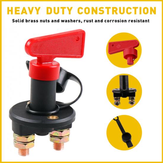 Car Racing Master Battery Disconnect Quick CutShut Off Safety Switch Kill