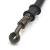 Universal Black 55cm Brake Hose Oil Fuel Line Tube for Motorcycle Pack of 1