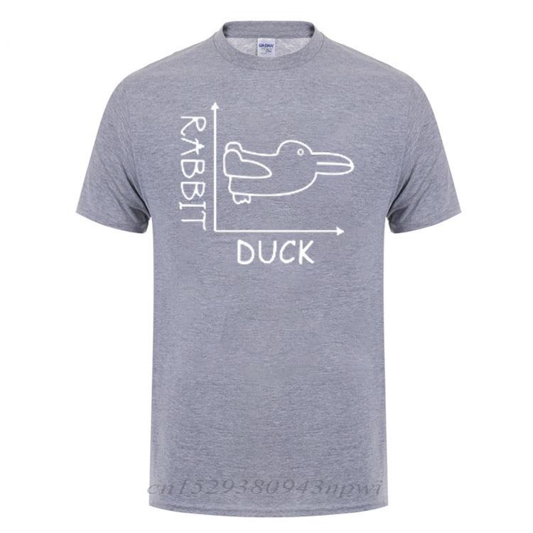 Brain Teaser Duck Rabbit Fun Math T Shirt Fathers Day Present Birthday Gift For Men Him Daddy Father Adult TShirt