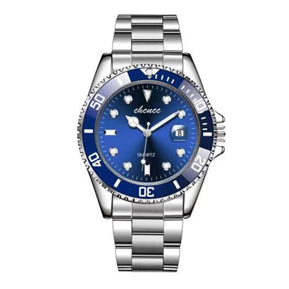 

Чоловічий годинник з люмінесцентним зеленим кварцом-привидом - Дизайн високого класу з яскравою привабливістю Blue (with Calendar)