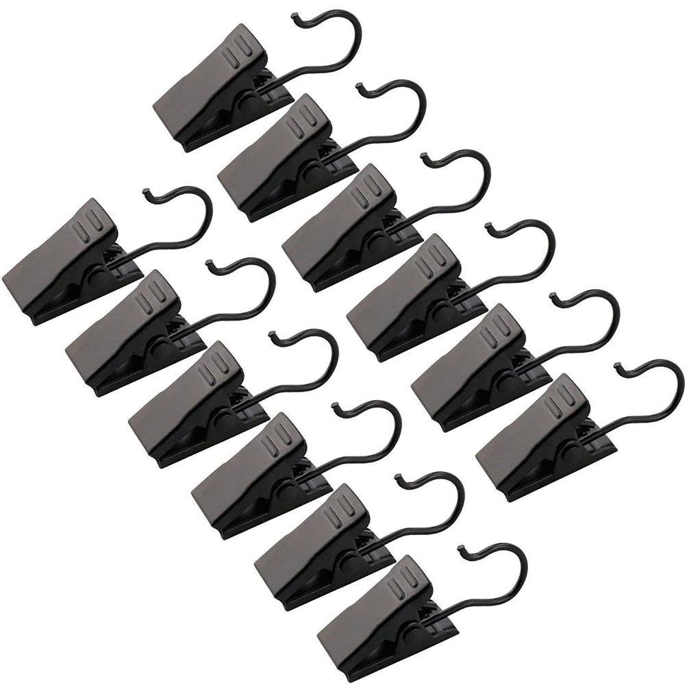 

10/30/60PCS Metal Mini Curtain Clips with Hook Multifunctional Shower Curtain Hook Home Photos Decoration Clips Window Accessori