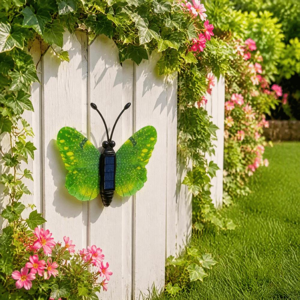 Solar Powered LED Butterfly Light Waterproof Decorative Garden Light Patio Decor