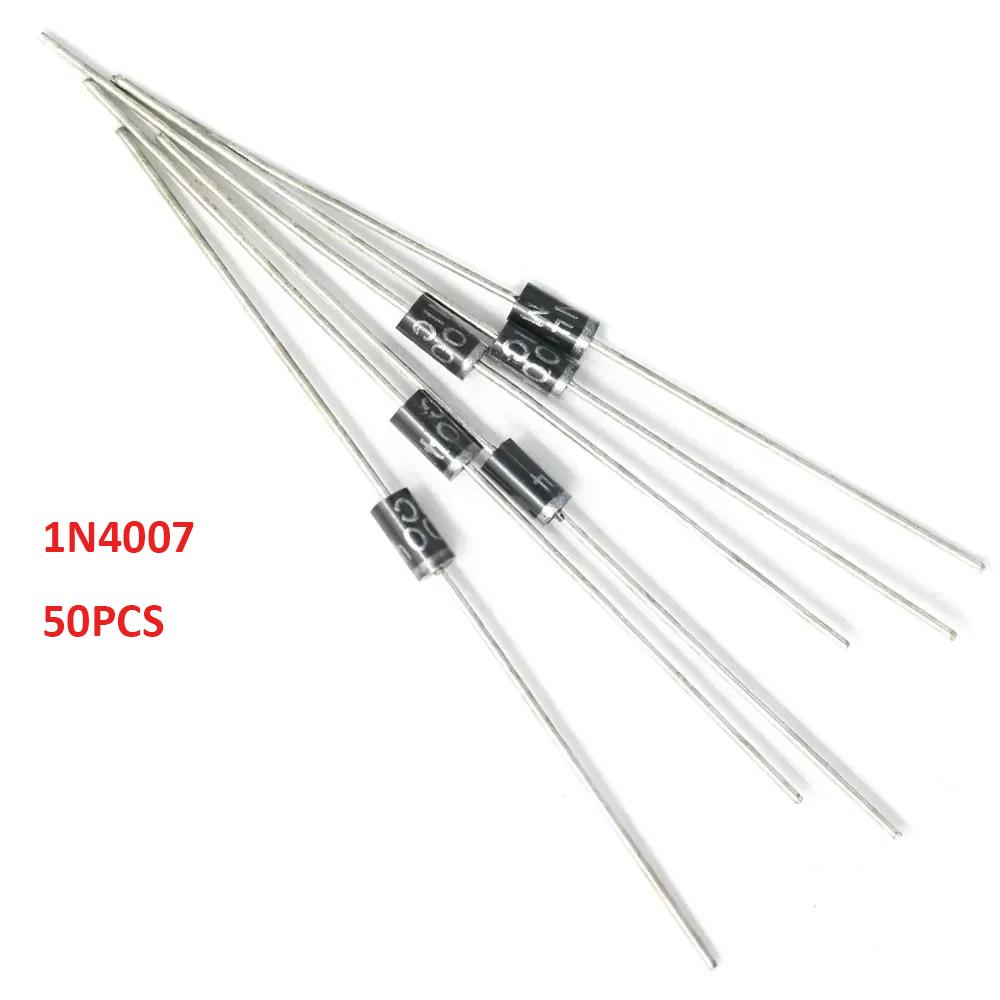 50/100PCS Rectifier Diode DO-27 1N5408 1N4007 Schottky Diode Diodes Kit Electronic Kit Fast Switching Diode