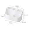 Desktop Storage Box Multi-functional Makeup Brush Remote Control Holder Plastic Storage Dividing Box Office Supplies Organizer