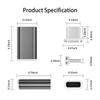 Adaptateur Magnétique Micro Type C Pour Samsung Galaxy S24+ Galaxy Xcover7 Ulefone Armor 26 Ultra Xiaomi 14 Ultra Doogee U10 Chargement