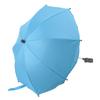 Ombrellino universale per passeggino da 14 pollici con protezione UV, ombrello regolabile per passeggino, azzurro (Colla Argentata)