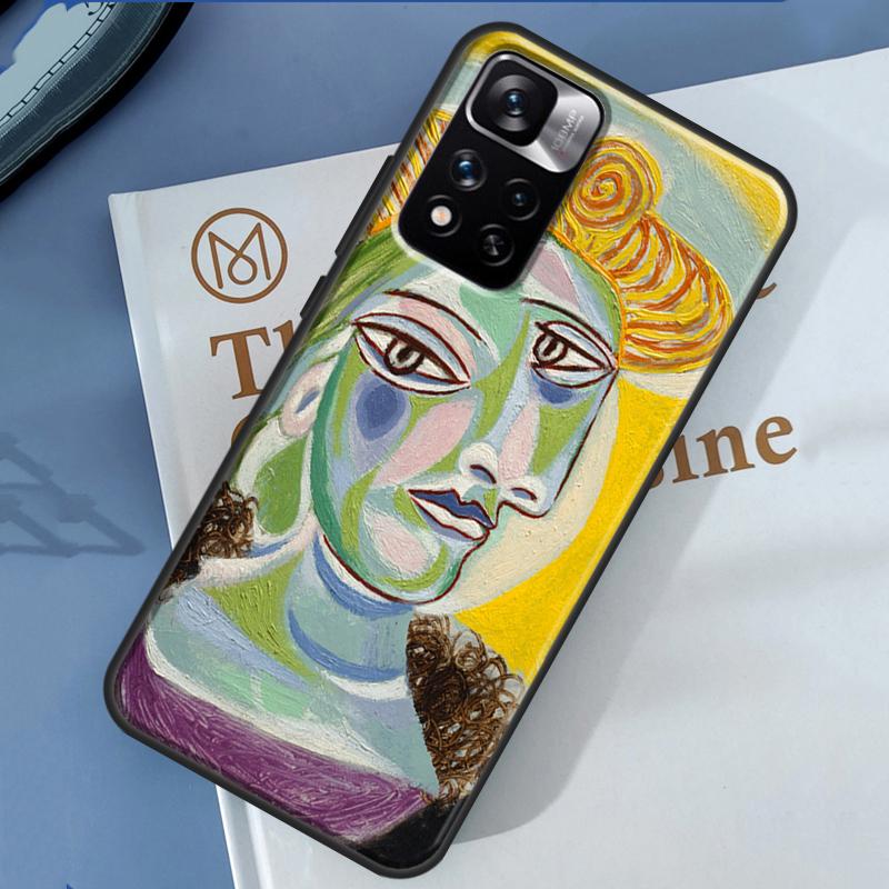 Picasso Abstract Art Painting Case For Xiaomi Redmi Note 14 13 11 9 10 12 Pro 9S 10S 11S 12S Redmi 10C 12C 13C 14C Cover