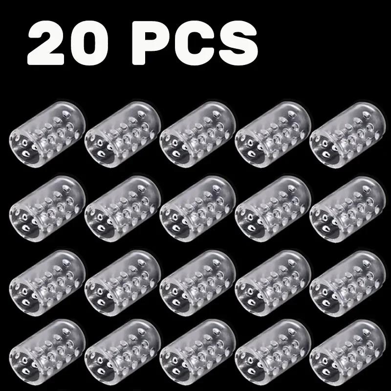 

1-30 шт. Длинные/короткие прозрачные силиконовые протекторы для пальцев ног, дышащие, антифрикционные, моющиеся, средства по уходу за ногами, предотвращающие появление мозолей, эластичные чехлы для пальцев ног 20PCS Short