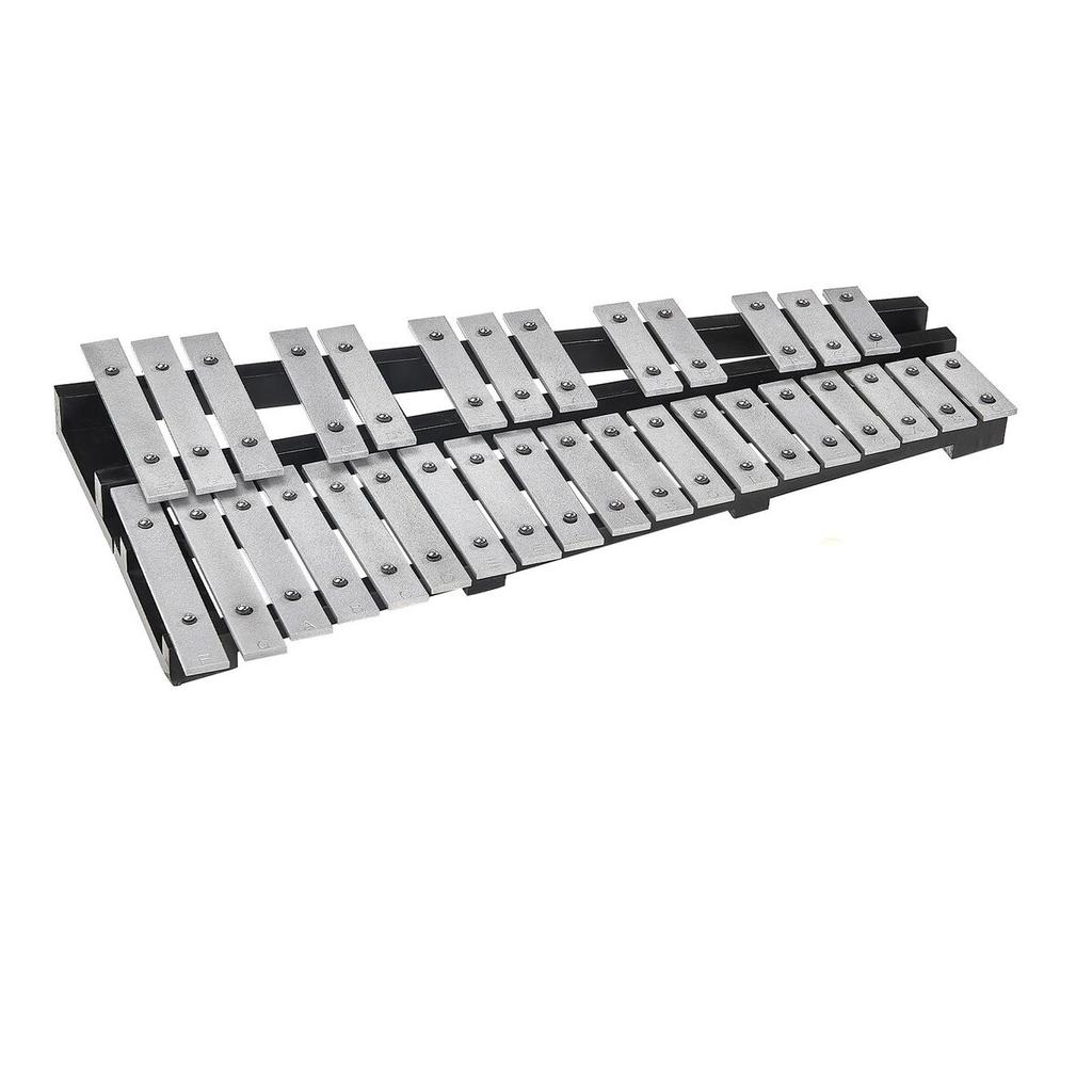 32 Note Glockenspiel Xylophone Bell Kit with Mallets, Drum Sticks and Bag