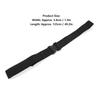 Outdoor Multi Function Military Training Nylon Buckle Belt Strap Men Waistband 3.8x125cm(Black )