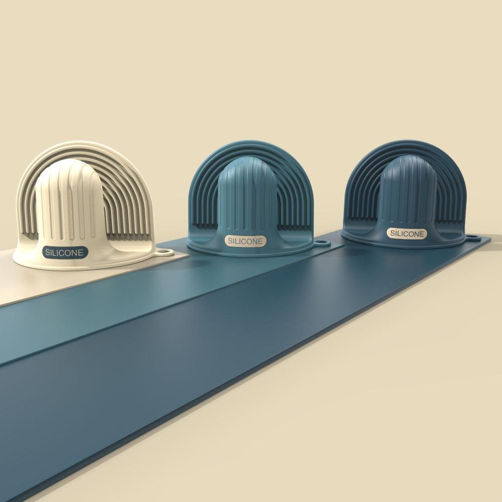 2pcs Heat Resistant Silicone Oven Mitts Anti-scalding Baking Glove Pinch Mitts  Cooking