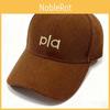 Corduroy Baseball Cap With Embroidered Letters For Sun Protection And Casual Style