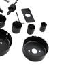 18Pcs Hole Saw Kit Bit Set Carbon Steel Power Tool Accessories with Box for Wood Metal Plastic