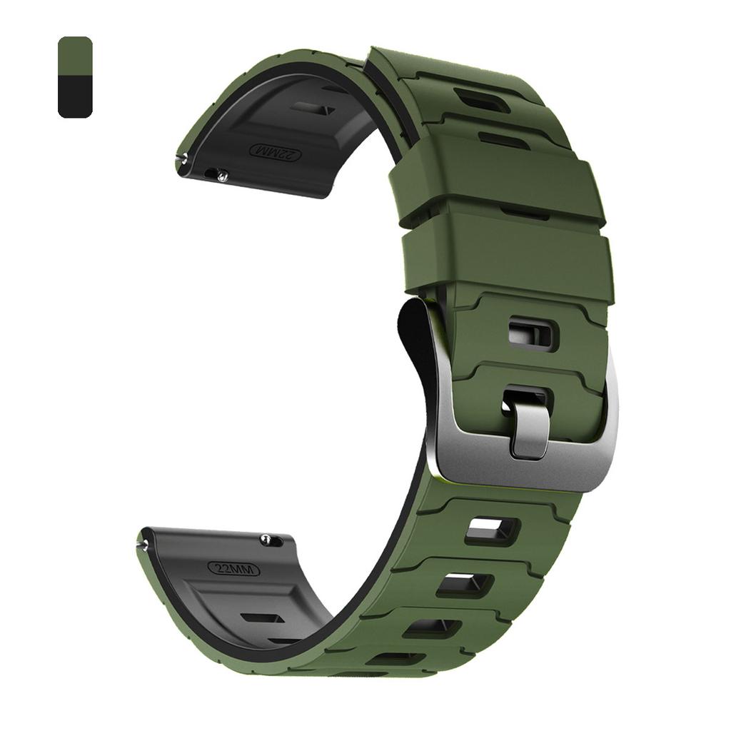 22mm Silicone Watch Band For COLMI C8 Max/M42/V75 GPS Adjustable Strap For COLMI C81/P71/P68/V70 Sports Correa Replace Bracelet