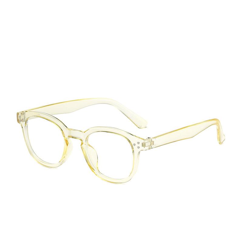 Vintage Computer Glasses big Frame Women Men Anti Blue Light Round Eyewear Blocking Glasses Optical Spectacle Eyeglass