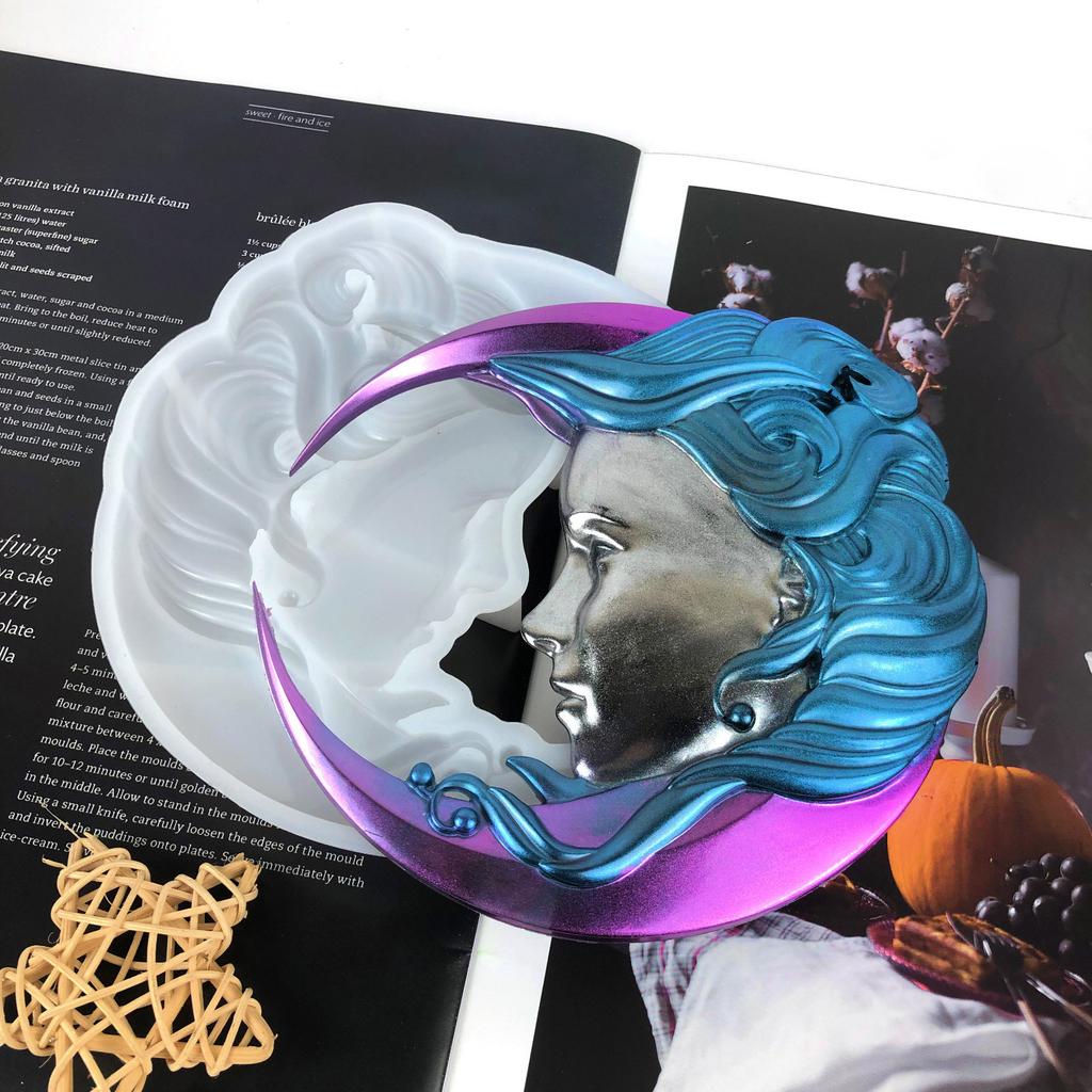 Flower Shape Silicone Mold for Jewelry Stroage Box Tabletop Scented Candle Resin Molds 3D Earring Holder Molds DIY Craft