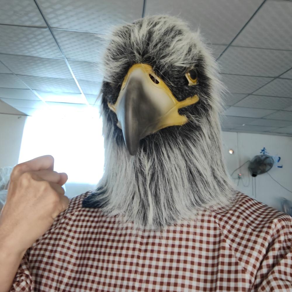 Neue Hawk Maske Adler Vogel Kopfschmuck Halloween Kostüm Party Cosplay Requisiten Adler Masken Party Karneval Festival Dress up Prop