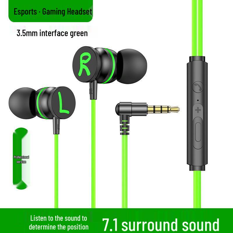 

Wired In-Ear Gaming Headphones - Type-C, Noise-Cancelling, Positional Audio for Esports