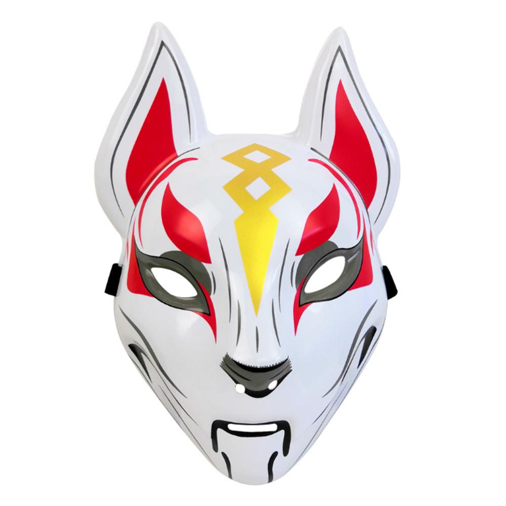 Maschera da volpe gioco travestimento oggetti di scena COSPLAY Halloween festa in maschera performance maschera Volpe Celeste