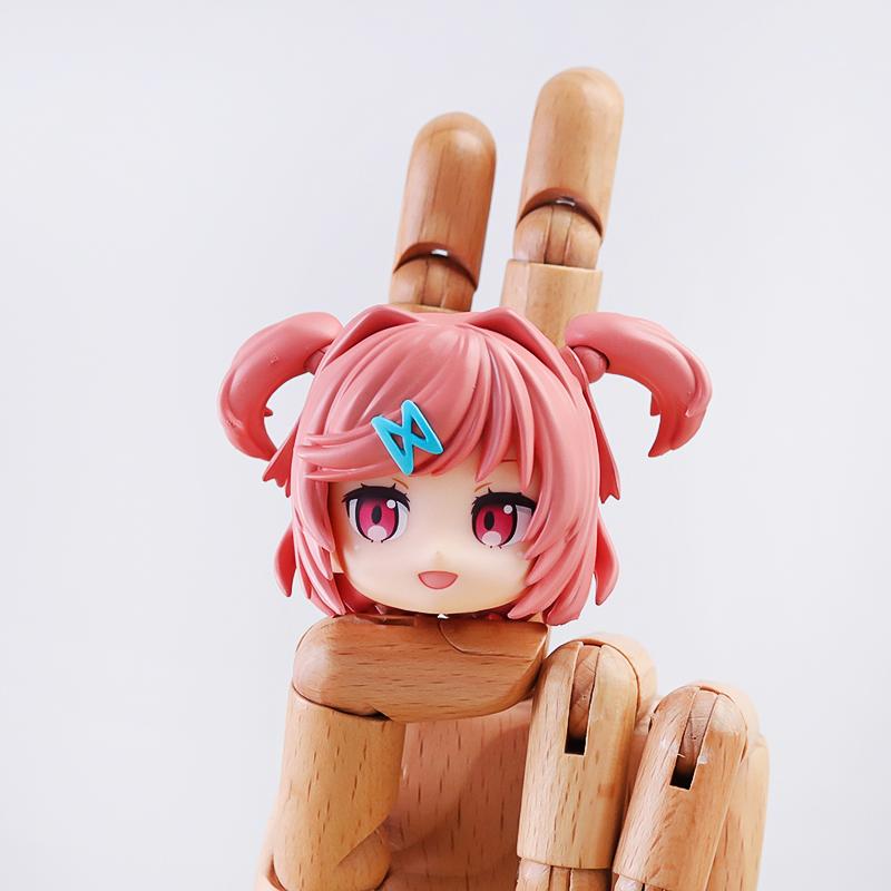 Ob11 Puppe Plastik Haarersatz Puppenhaar Kopfschimmel Zubehör Für Obitsu11 Gsc Körper 1/12 BJD Kopfschale Puppenkörper Junge Mädchen