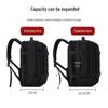 WIERSAAM Men's Business Travel Expandable Laptop Backpack