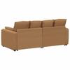 Modular Sofa with Cushions Beige