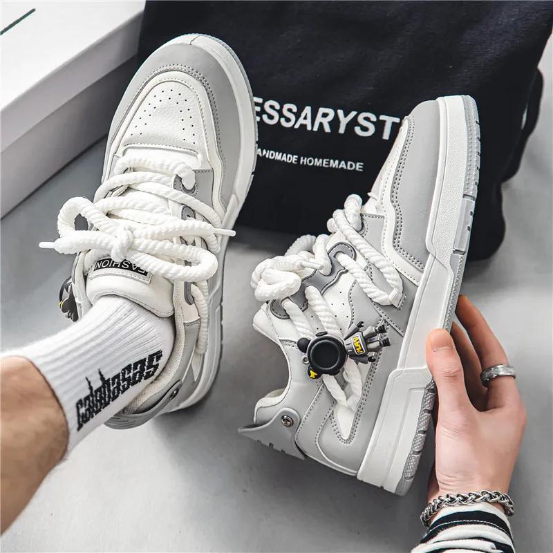 

Модные Новые Изысканные Мужские Кроссовки Модные Персонализированные Простые Повседневные Кеды для Молодежи и Студентов Легкие Дышащие Беговые Кроссовки 44 серый